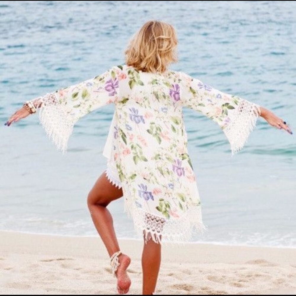Show Me Your Mumu Metzler Kimono ~ in Flower Press